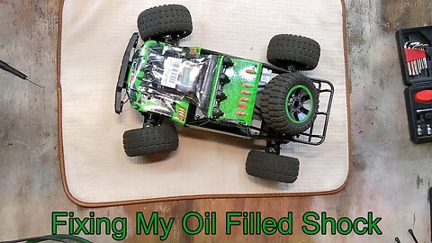 Fixing My RC Buggy Oil Filled Shock (Didn't Know It Was Blend)