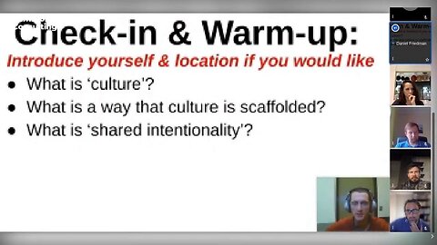 ActInf Livestream #004.1 “Cultural Affordances: Scaffolding Local Worlds"