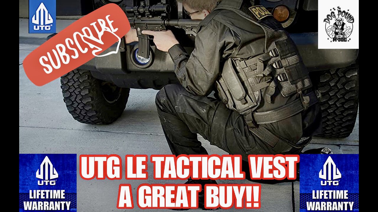 UTG LAW ENFORCEMENT TACTICAL VEST REVIEW! GREAT BUY!