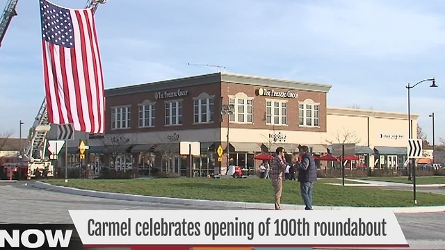 Carmel opens its 100th roundabout