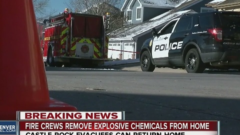 Evacuations lifted in Castle Rock neighborhood