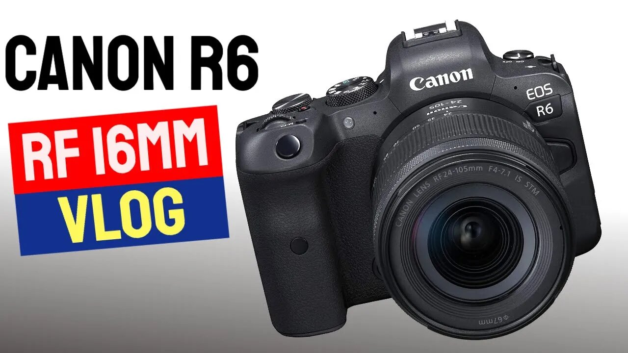 Canon RF 16mm f/2.8 - Vlogging - First Look Canon R6