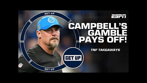 The Lions are DIFFERENT 😲 Dan Campbell’s GAMBLE pays off in Week 14 😤 | Get Up