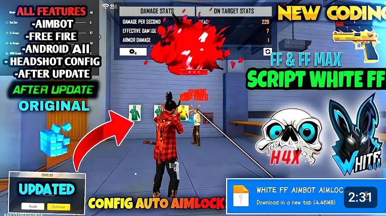 Free fire new hack free 😱 viral free fire new video trending