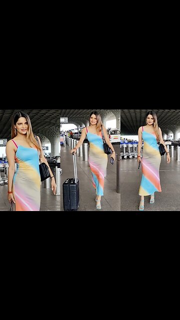 Archana जी आपकी आवाज बोहोत प्यारी हैं!! 😍 Archana Gautam Spotted at Mumbai Airport 🤩💕📸✈️