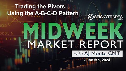 Trading the Pivots, using the A-B-C-D Pattern - Midweek Market Report with AJ Monte CMT