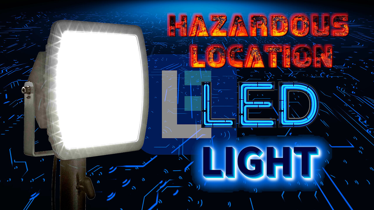 Hazardous Locations Low Profile LED Light Fixture - Class 1 Division 2 - ATEX Rated - 120/277V