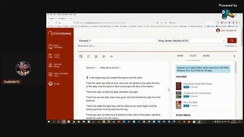 Live stream: Genesis 1 KJV