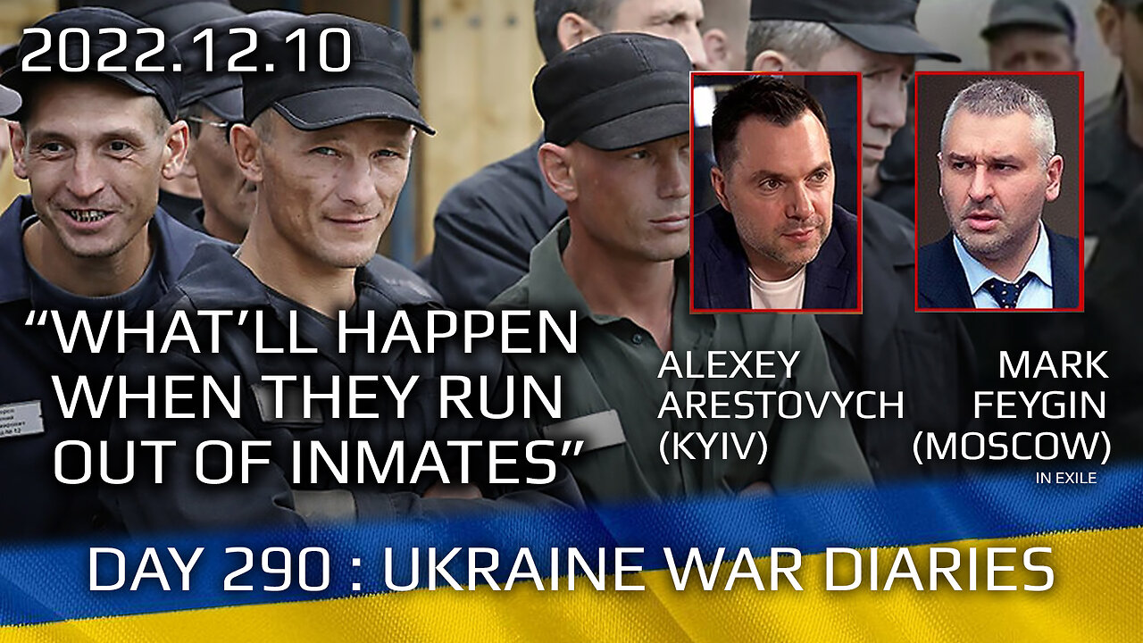 War Day 290: war diaries w/Advisor to Ukraine President, Intel Officer @Alexey Arestovych & #Feygin