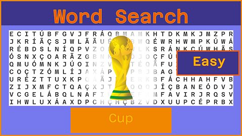 Word Search - Challenge 11/24/2022 - Easy - Cup