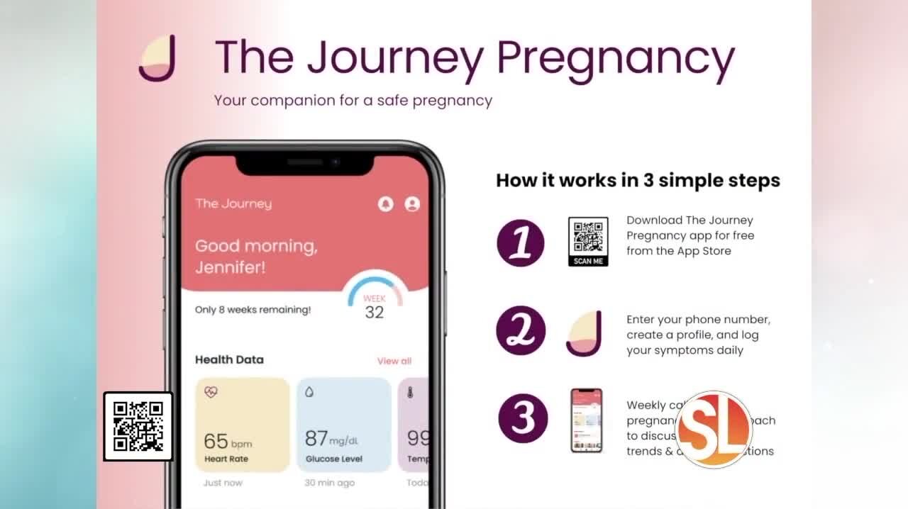 The Journey Pregnancy App helps you track vital signs during pregnancy