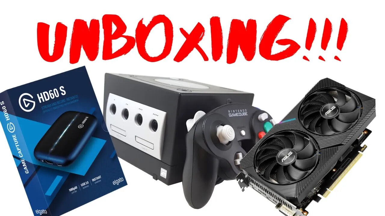 Elgato HD60S, Gamecube, and RTX 2070 Mini Unboxing