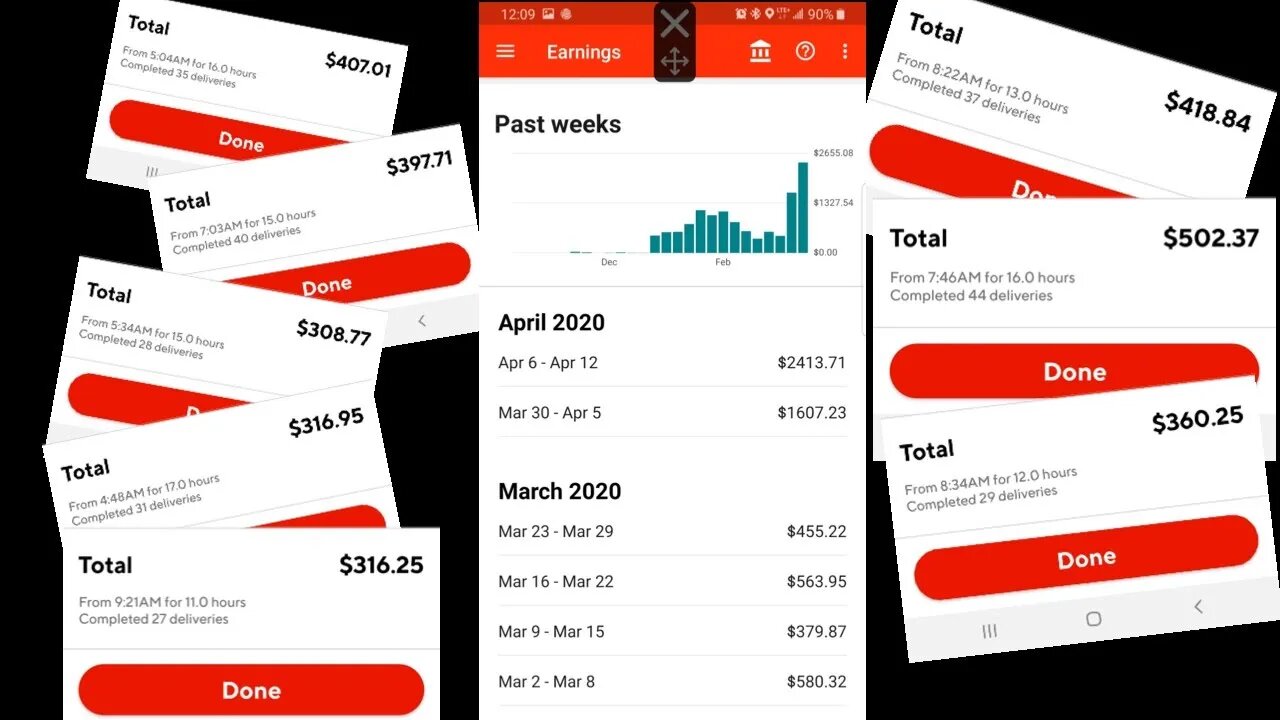 DoorDash $$$ 9k 1 month