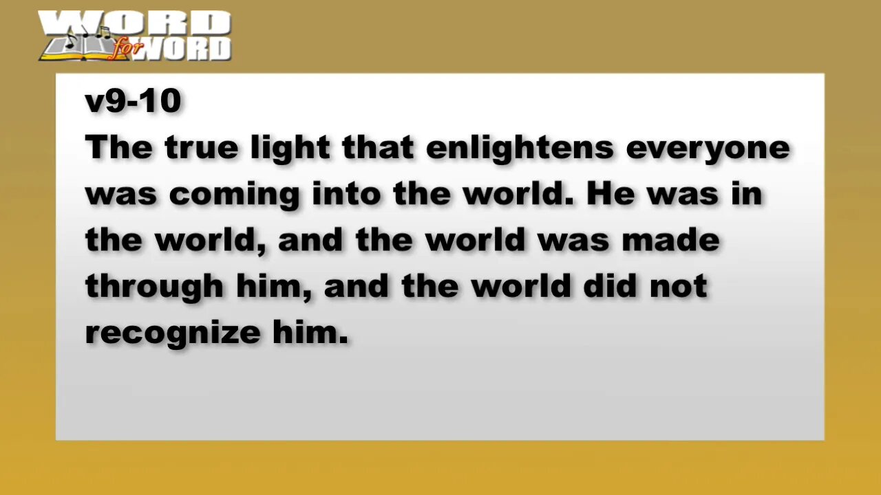 John 1:1-17 Teaching Video - Lessons 1-3 (The Bible Song)