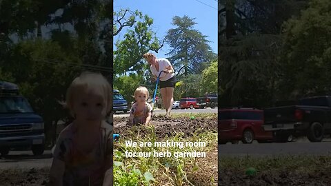 This is our 10th baby loving the mud and learning to garden!