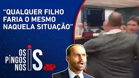Exclusivo: Eduardo Bolsonaro explica confusão na Câmara