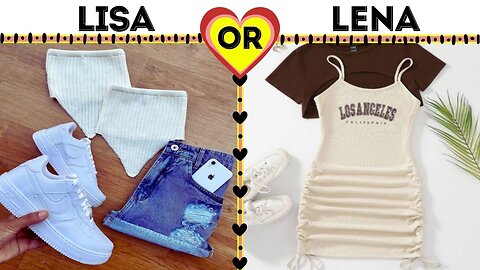 LISA OR LENA 🌟 [FASHION] ♥ #lisa #lisaandlena #lena #lisaorlena #lisalena