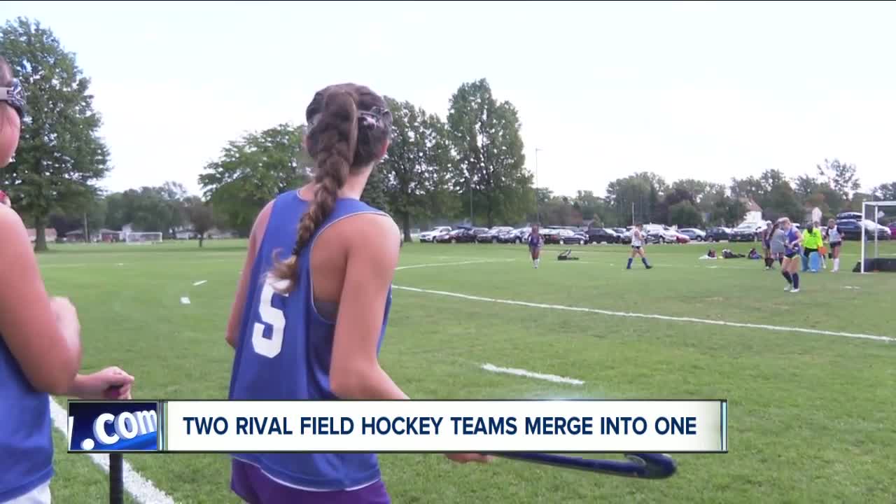 Two rival field hockey teams merge into one