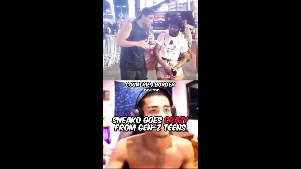 Sneako reacts to dumb genz teens.