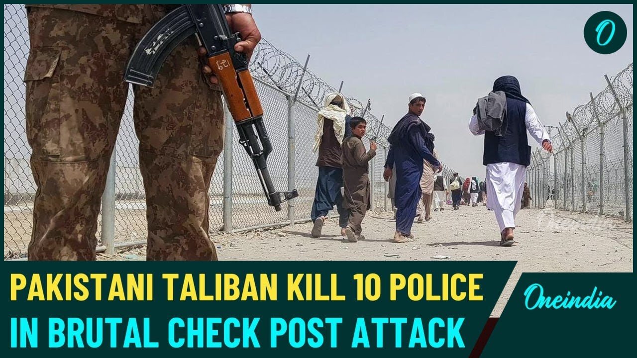 Brutal Ambush: Taliban Massacre Claims Lives of 10 Pakistani Policemen at Afghan Border Checkpoint