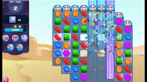 Candy Crush Level 4323 Talkthrough, 13 Moves 0 Boosters