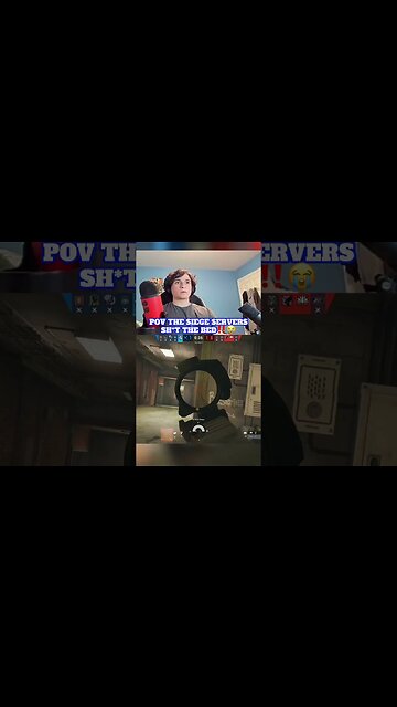 Rainbow Six Siege Running On McDonald’s Wifi‼️😭 | #shorts #rainbowsixsiege #gaming #reaction