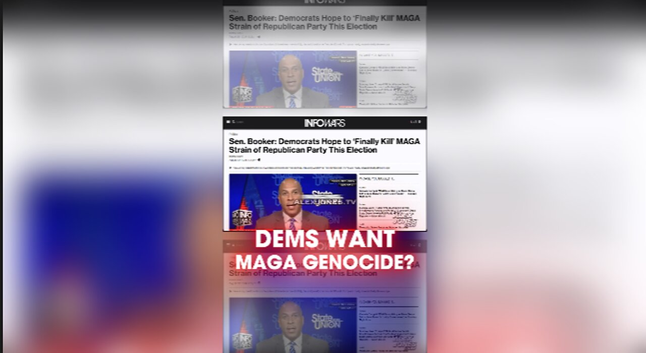 Alex Jones: Did This Democrat Senator Threaten To Genocide Trump Supporters - 8/26/24