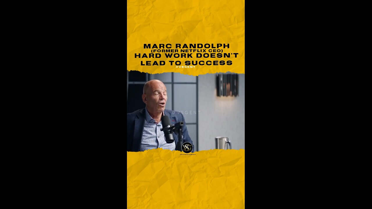 @marcrandolph Hard Work doesn’t lead to success