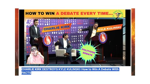 DO THIS If You Want to Win A DEBATE - CHARLIE KIRK Humiliates KYLE KULINSKI at Politicon