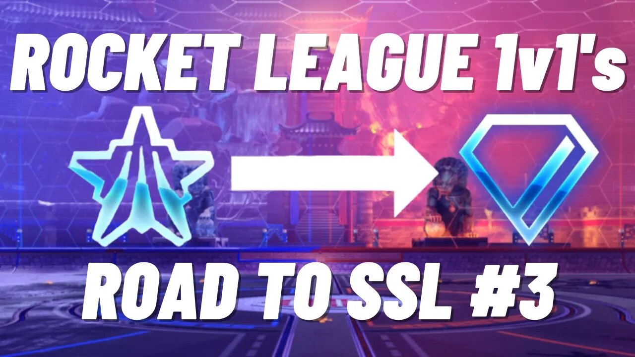 How to rank up from Platinum 3 to Diamond 1 in 1v1 Rocket League | ROAD TO SSL #3