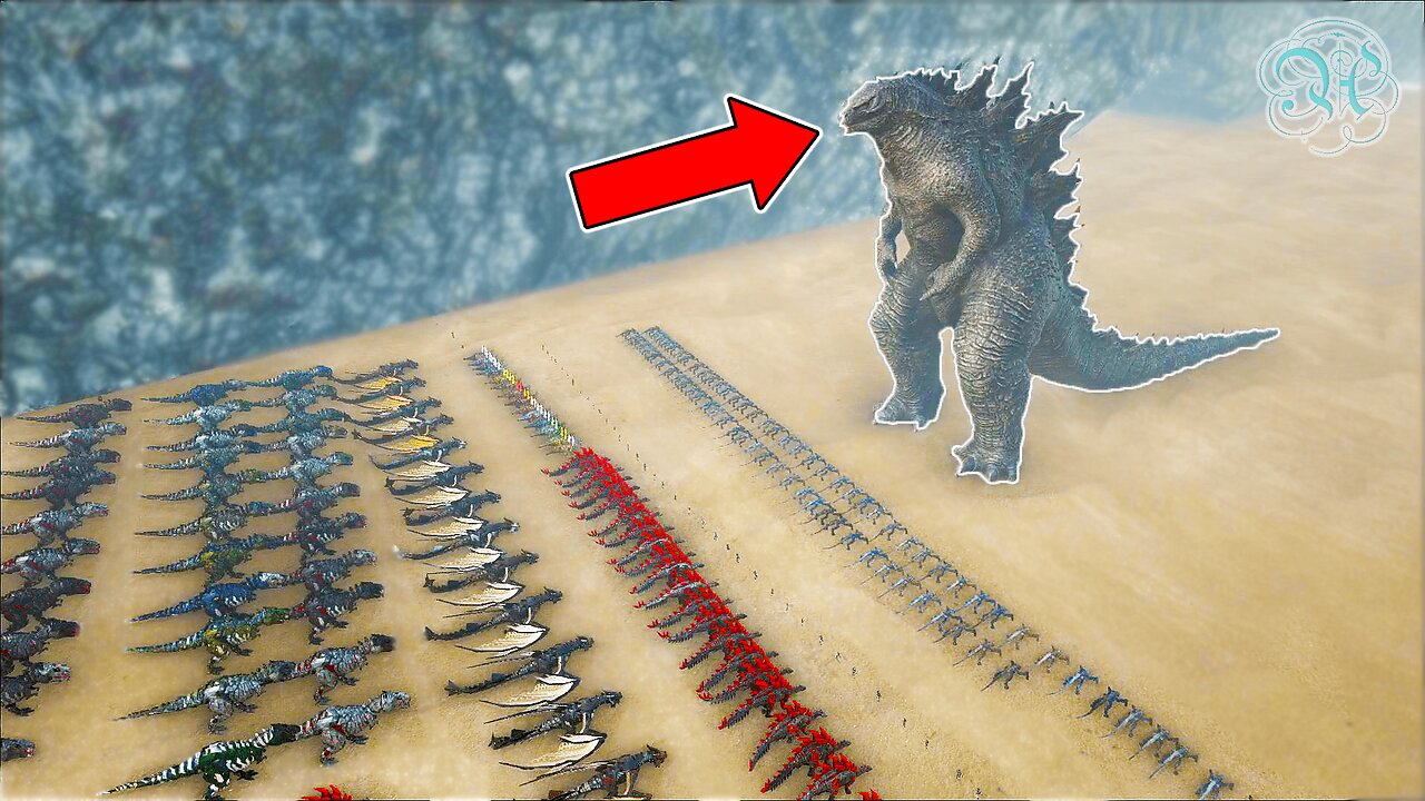 Godzilla VS 1000 Robots | Ark Survival Evolved