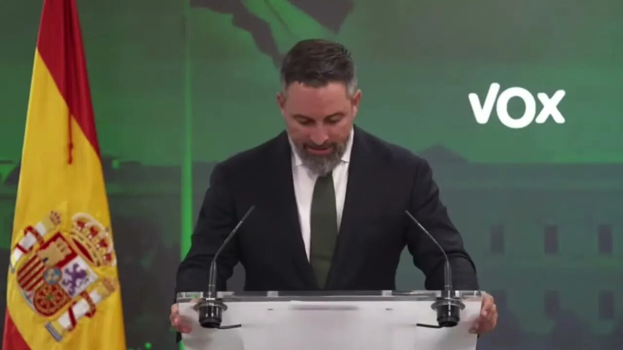 ESPAÑA: ESTO FUE LO QUE DIJO SANTIAGO ABASCAL SOBRE LA PROPUESTA DE GOBIERNO DE FEIJÓO