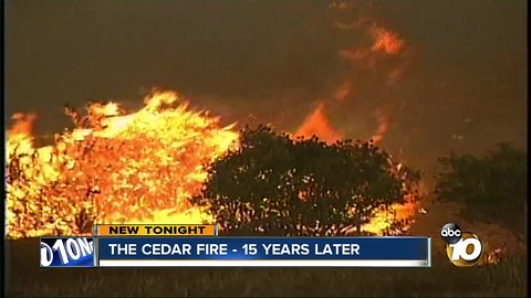 San Diego marks 15 years since Cedar Fire