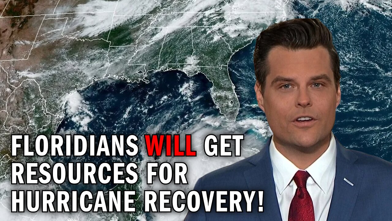 Floridians WILL Get Resources for Hurricane Recovery!