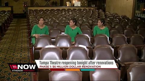 Tampa Theatre reopens after $6M renovation