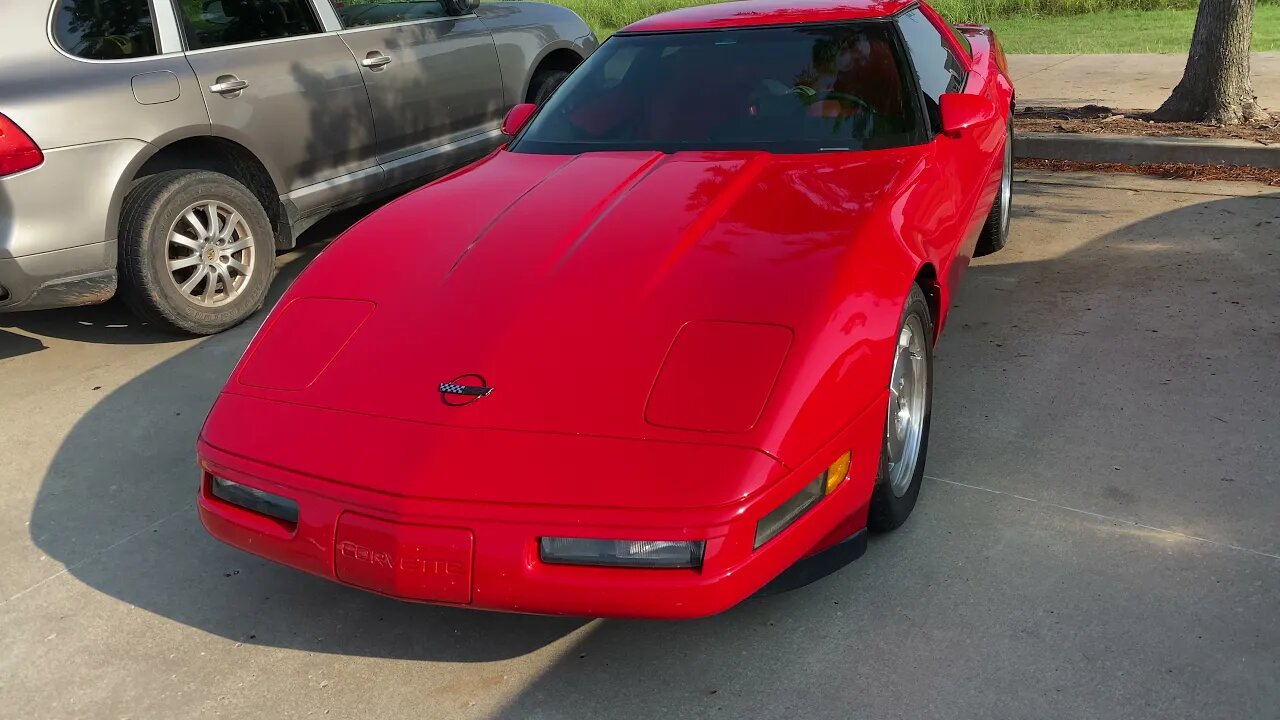 Tulsa Auto Wraps | White Glove Auto | Red C5 Corvette