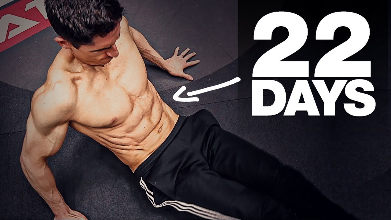 Get a “6 Pack” in 22 Days! (HOME AB WORKOUT)