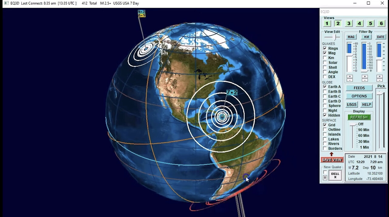 Earthquake Patterns Around The World