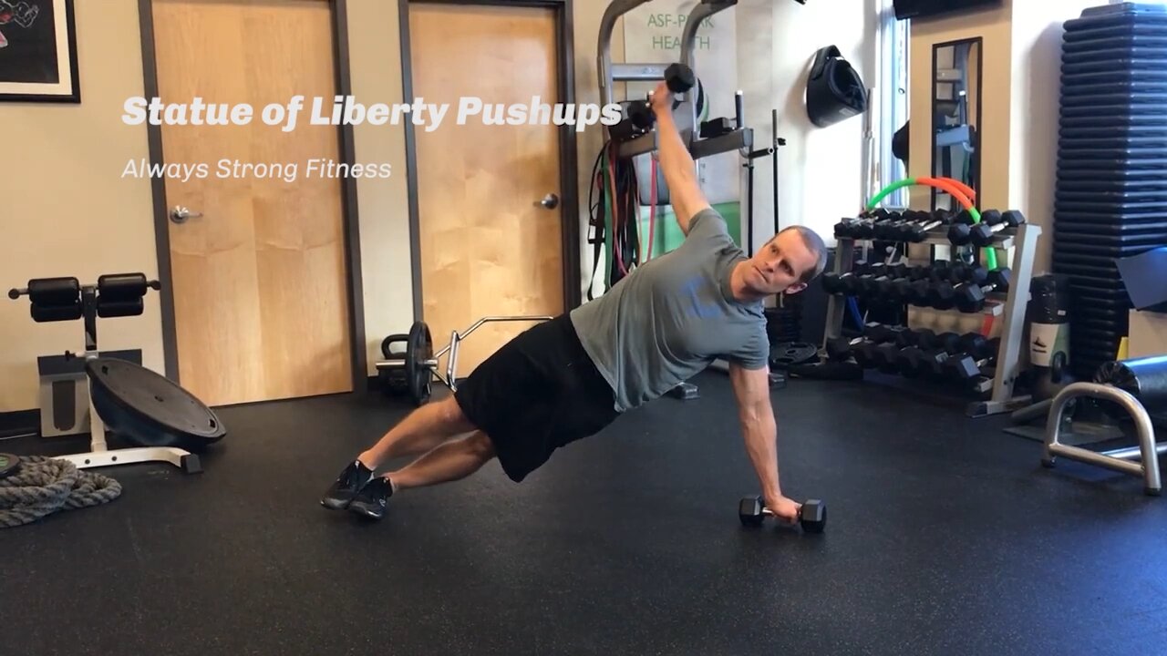 Statue of Liberty Pushups