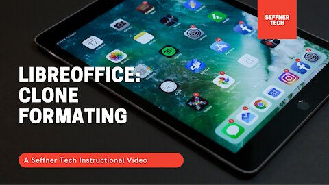 LibreOffice Clone Formatting