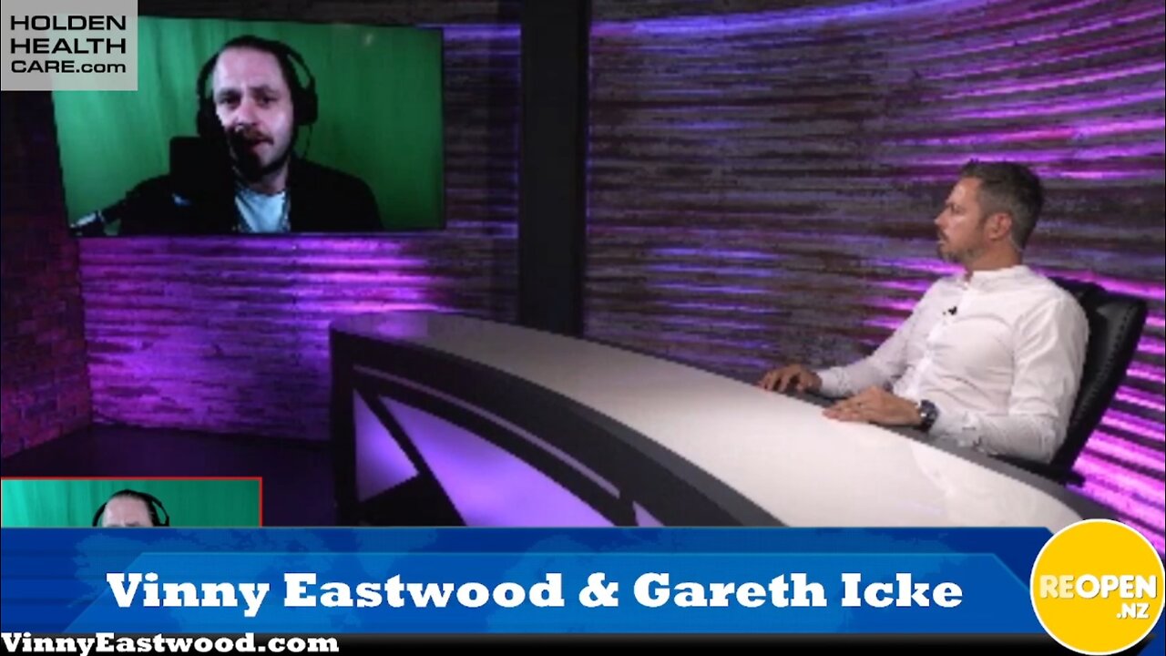 Vinny Eastwood on Right Now with Gareth Icke on Ickonic