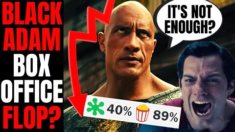 Black Adam Set To Be A Box Office DISASTER Even Though The Fans Love It? | BAD NEWS For Warner Bros