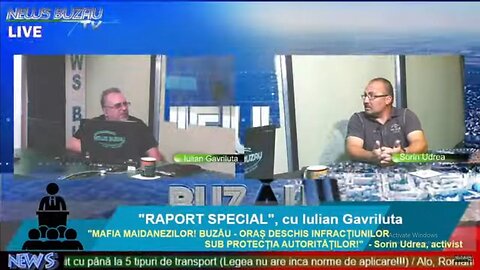 LIVE – TV NEWS BUZAU – "RAPORT SPECIAL", cu Iulian Gavriluta. "MAFIA MAIDANEZILOR! ...