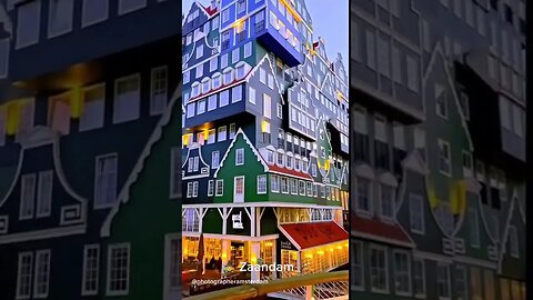 Colorful Hotel in Amsterdam tiktok photographer amsterdam