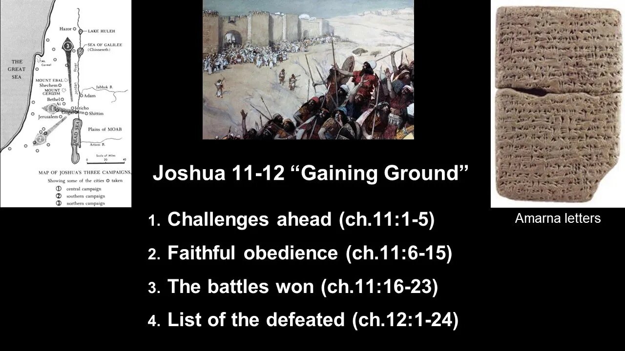 Joshua 11-12 “Gaining Ground” - Calvary Chapel Fergus Falls