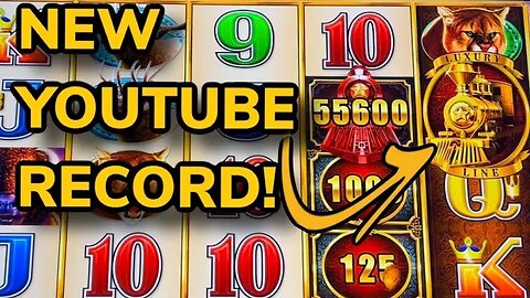 GRAND TRAIN NEW RECORD JACKPOT! LUXURY LINE!