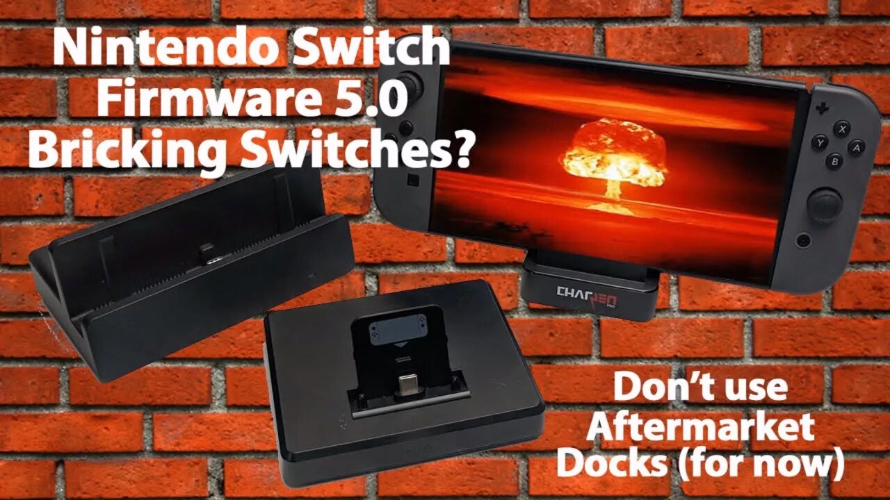 Manufacturer's Recommendation: Do NOT Use 3rd Party Docks with Nintendo Switch Firmware 5 0