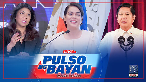 LIVE: Pulso ng Bayan kasama sina Admar Vilando & Jade Calabroso | Agosto 15, 2024 - Biyernes