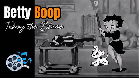 Taking the Blame - 1935 (HD) | Starring Betty Boop & Pudgy the Puppy | Fleischer Studios