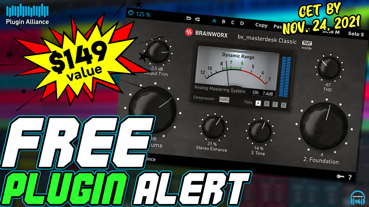 FREE PLUGIN ALERT - Plugin Alliance bx_MasterDesk Classic (Limited Time!) 🔥